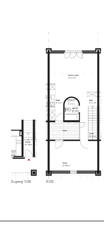 2½ ZI-WOHNUNG IN CHAM (ZG), MÖBLIERT, TEMPORÄR 6