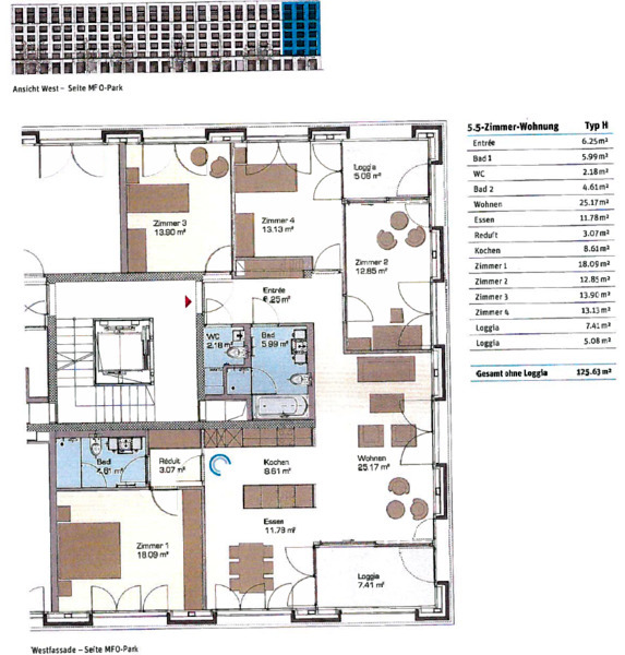 5½ ZI-WOHNUNG IN ZÜRICH - KREIS 11 OERLIKON, MÖBLIERT, TEMPORÄR 10