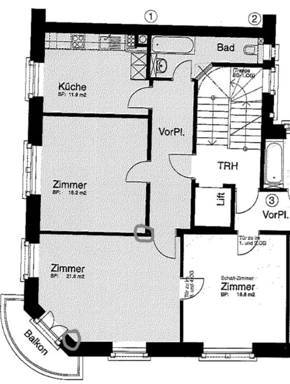 3½ ZI-WOHNUNG IN ZÜRICH - KREIS 4, MÖBLIERT, TEMPORÄR 10