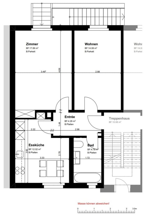 2 ZI-WOHNUNG IN BERN - WEISSENSTEIN, MÖBLIERT, TEMPORÄR 10