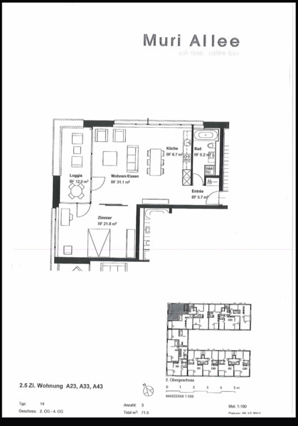 2½ ZI-WOHNUNG IN BERN - MURIFELD, MÖBLIERT, TEMPORÄR 7