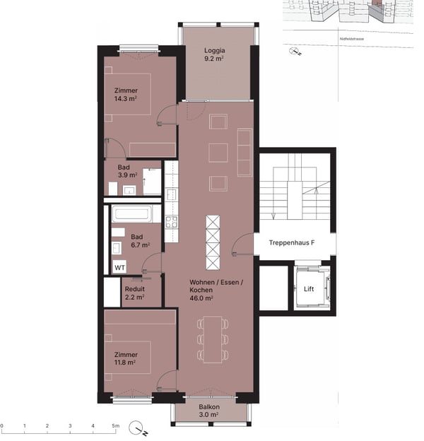 3½ ZI-WOHNUNG IN KRIENS (LU), MÖBLIERT, TEMPORÄR 5
