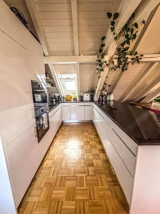 3½ ZIMMER-ATTIKAWOHNUNG IN ZÜRICH - KREIS 3 WIEDIKON, MÖBLIERT, TEMPOR 4