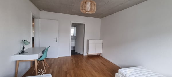 möbliertes WG-Zimmer mit eigenem Bad / chambre meublée en colocation avec salle de bain privée 1