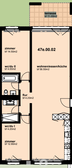 Moderne 3.5-Zimmer-Erdgeschosswohnung 7
