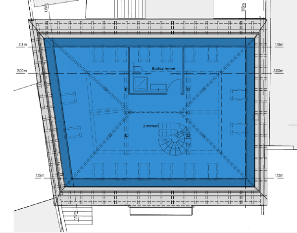 Traumhafte 5.5-ZimmerDACHwohnung mit riesiger Terrasse (60m2) an zentraler Lage (Altbau) 22