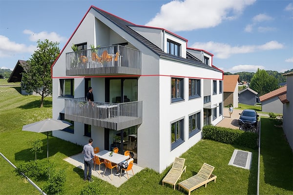 Neubauprojekt Bündtenstrasse mit fünf Wohnungen (Wohnung 5) 7