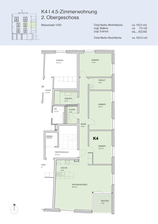 Wohnen im Städtli von Laufen! Moderne 4.5 Zi.-Wohnung an ruhiger Lage 16