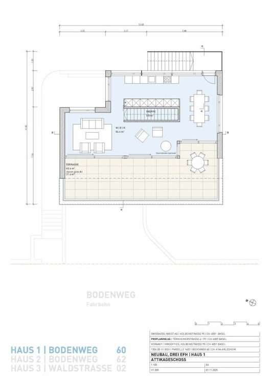 Wohnen mit Weitblick in Arlesheim!- Freistehendes Einfamilienhaus, Haus Nr. 1 14