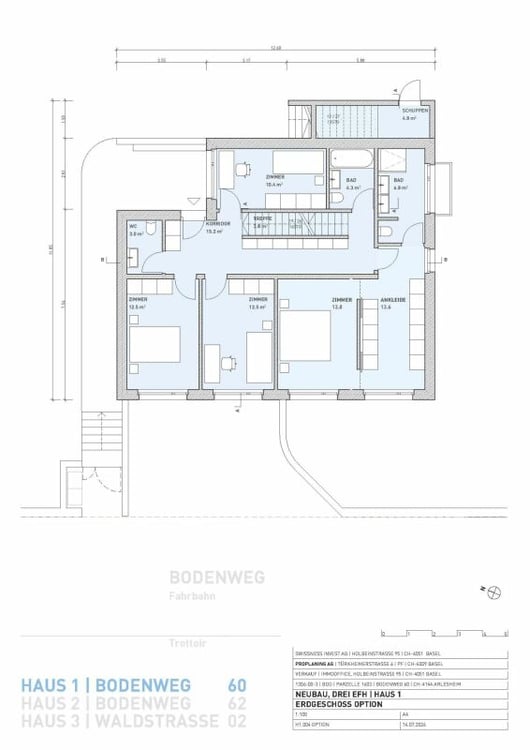 Wohnen mit Weitblick in Arlesheim!- Freistehendes Einfamilienhaus, Haus Nr. 1 14