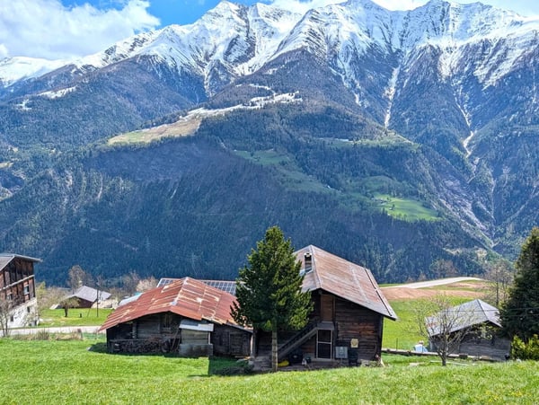 Rustikales Walliserhaus bei der Riederalp 2