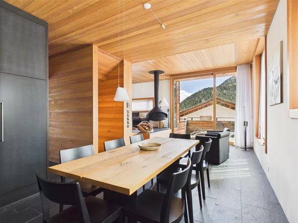 Luxuriöses Chalet mit Panoramablick über Saas-Fee 3