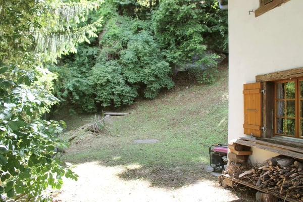 Haushälfte an abgeschiedenen Ort mit viel Umschwung 10