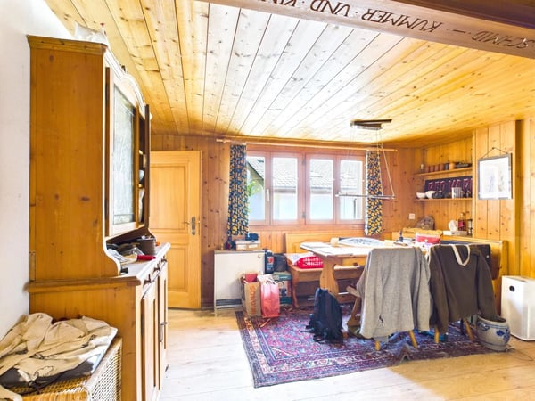 Altbauwohnung mit Nebengebäuden und Parkplätzen 6