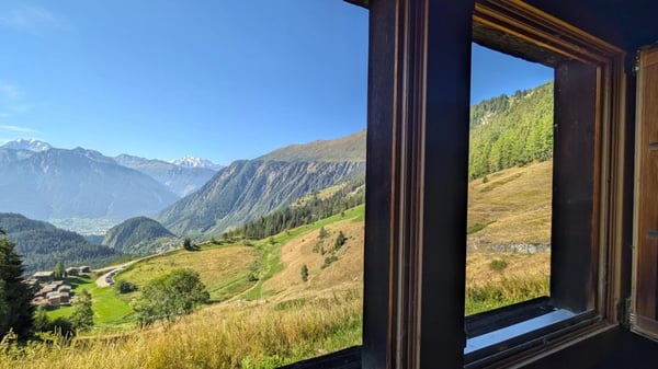 Rustikale Wohnung mit genialem Weitblick und Stall-Scheune bei der Belalp 13
