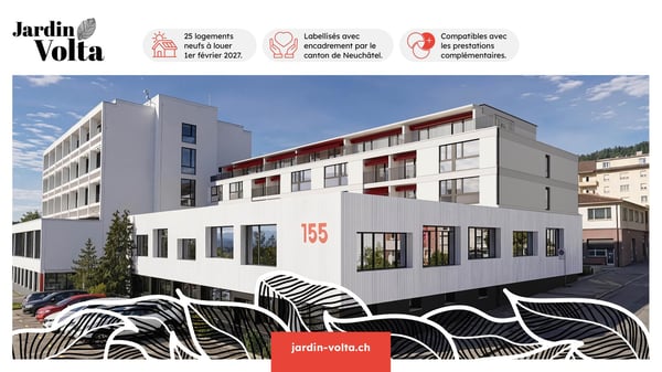 Appartement moderne avec encadrement au cœur de La Chaux-de-Fonds