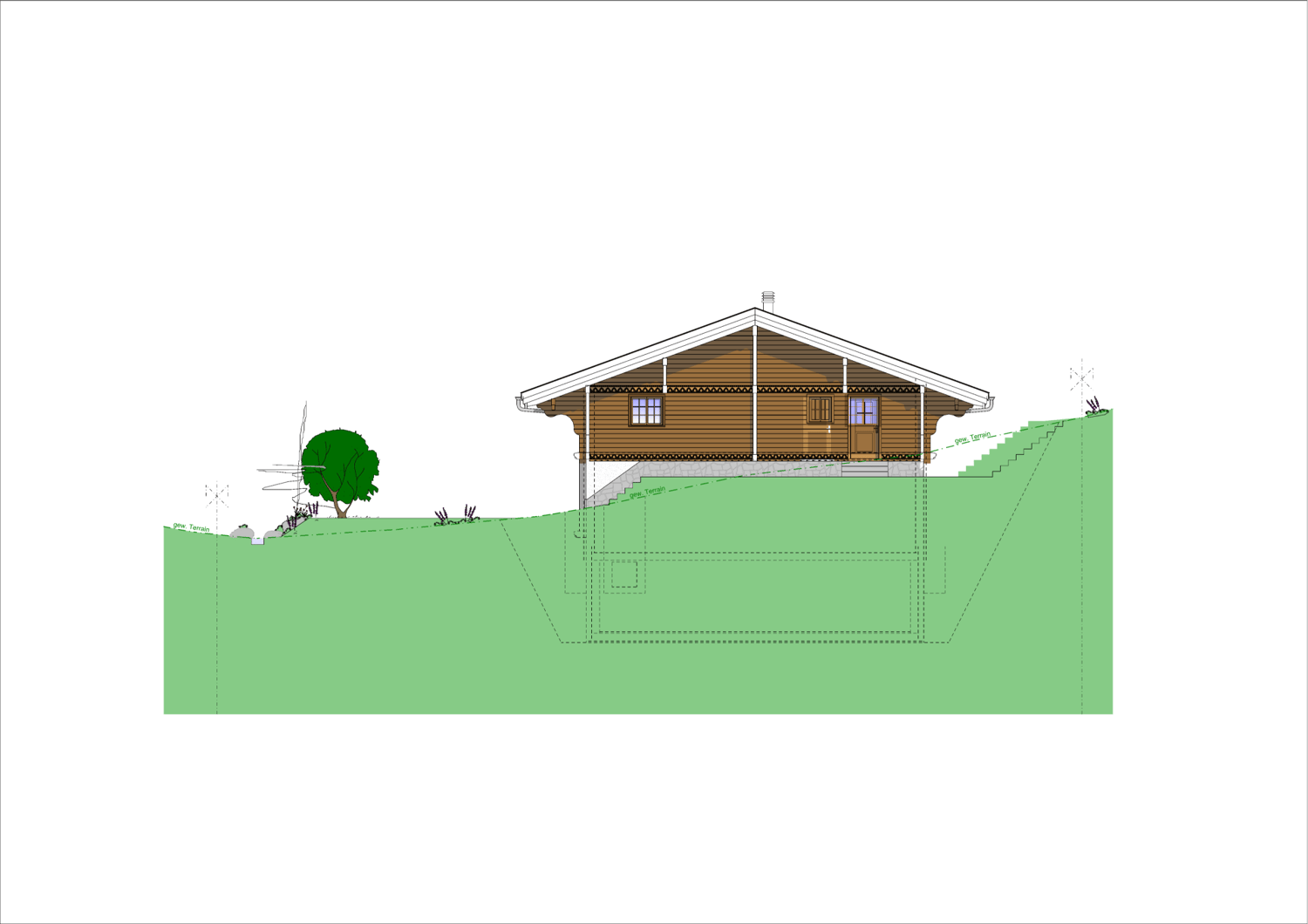 Neubauchalet (Erstwohnen), Chalet Teiffi