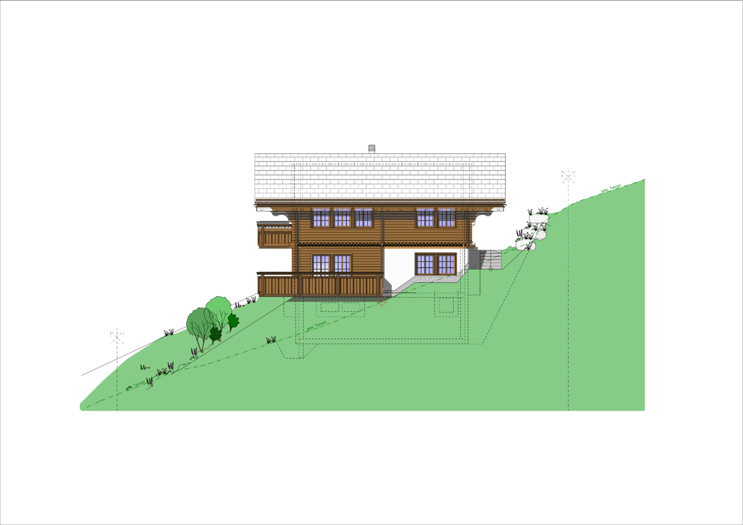 Neubauchalet (Erstwohnen), Chalet Teiffi