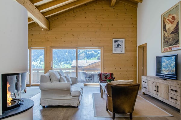 1.5-Zimmer-Dachgeschosswohnung, Chalet Bäreggblick 8