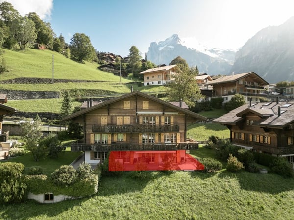 Komfortable Erdgeschosswohnung mit Bergblick, Chalet Nagano 2
