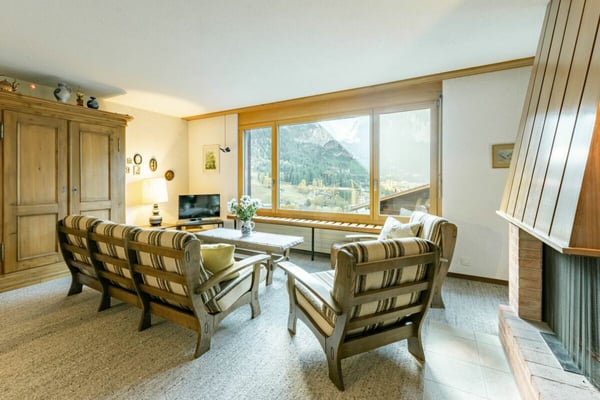 Gemütliche 1.5-Zimmerwohnung mit Blick auf die Bergwelt, Chalet Almis 10