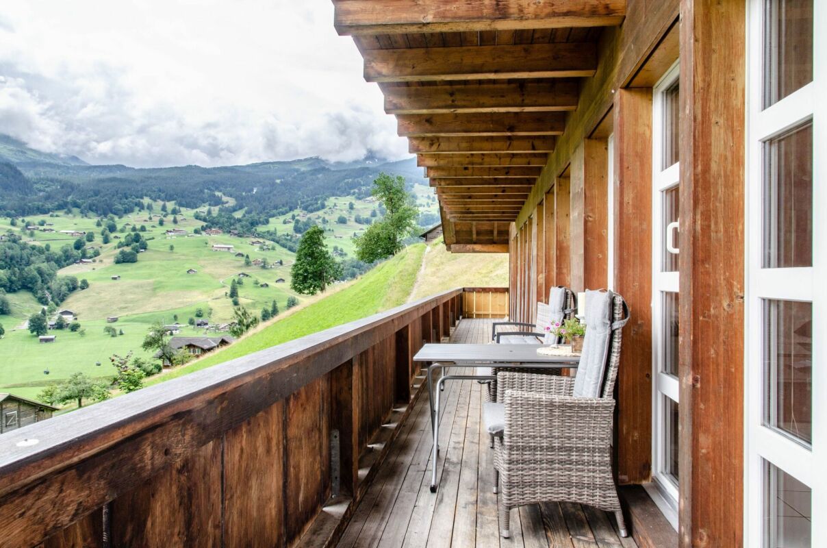 Confort de vie avec vue panoramique, chalet à Grindelwald