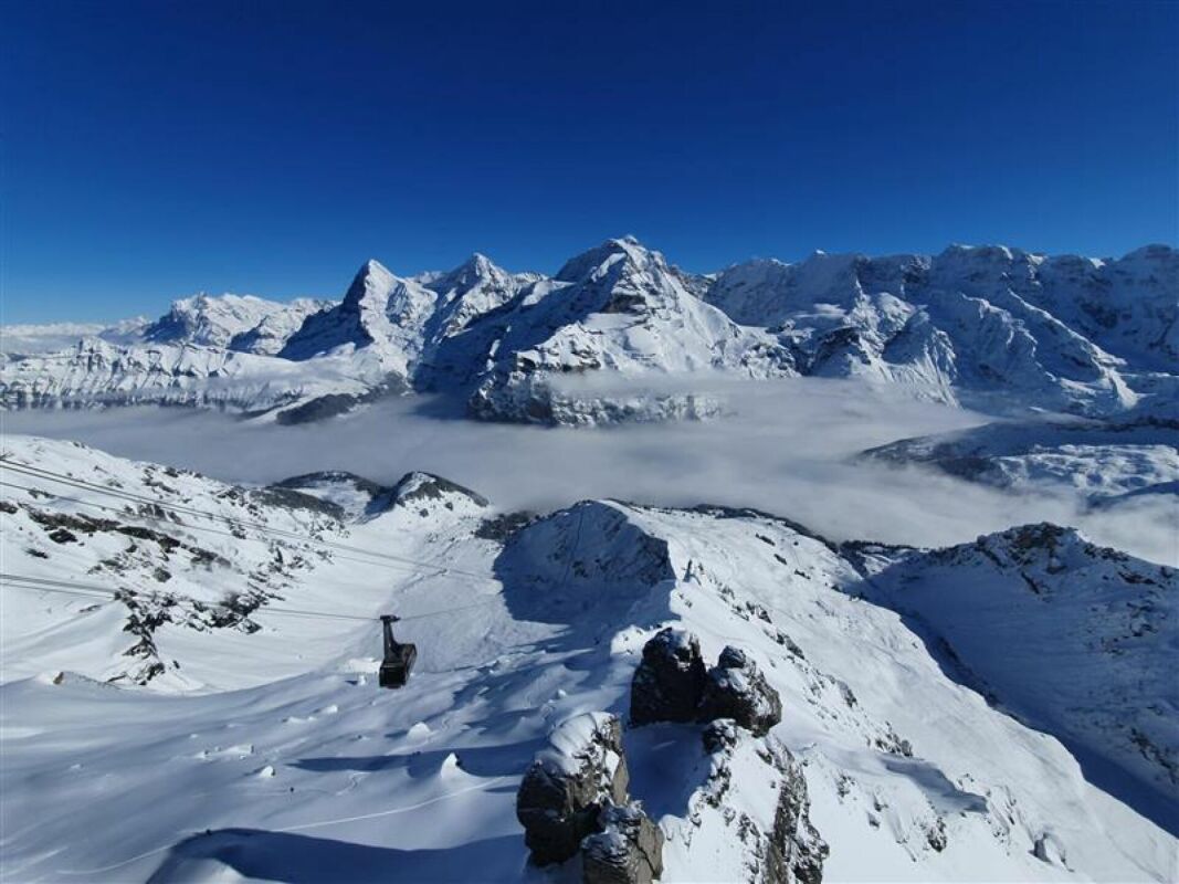 Appartement 3 pièces avec espace extérieur dans la maison Murmeli, Mürren