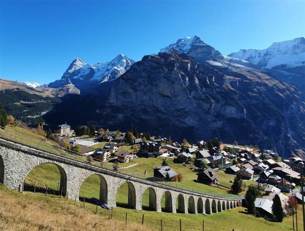 Appartement 3 pièces avec espace extérieur dans la maison Murmeli, Mürren