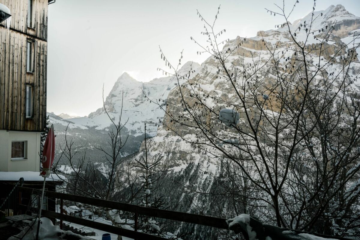 Appartement 3 pièces avec espace extérieur dans la maison Murmeli, Mürren