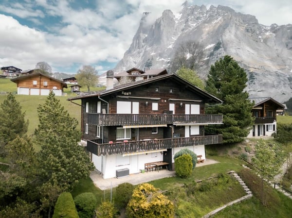 Gemütliche 2- Zimmerwohnung mit Bergblick im Chalet Eggli 19