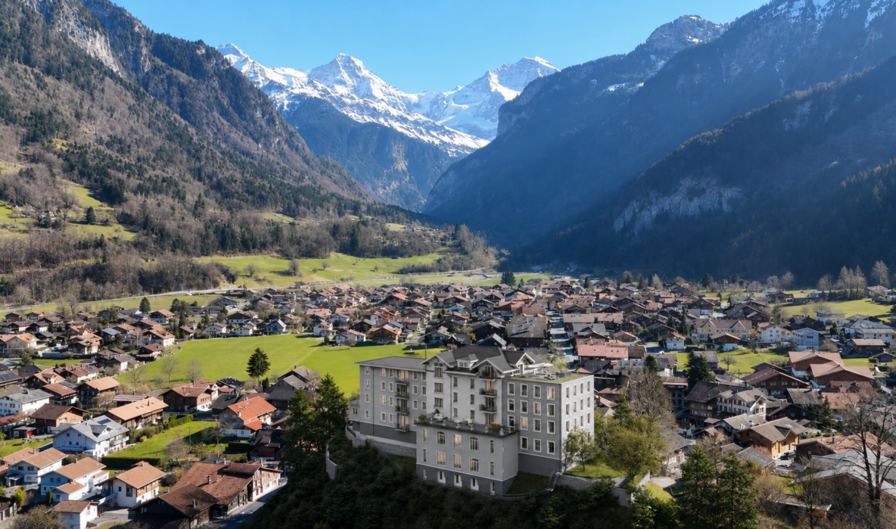 Neue 2.5-Zimmerwohnung Nr. 16 im Mehrfamilienhaus Schönbühl 360° in Wilderswil