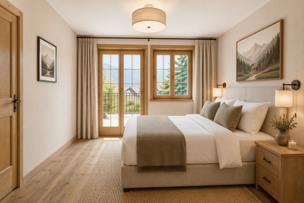 Wohnen mit Aussicht - Exklusive 4.5-Zimmerwohnung im Chalet Nagano 15