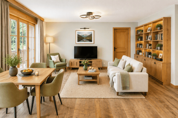 Wohnen mit Aussicht - Exklusive 4.5-Zimmerwohnung im Chalet Nagano 9