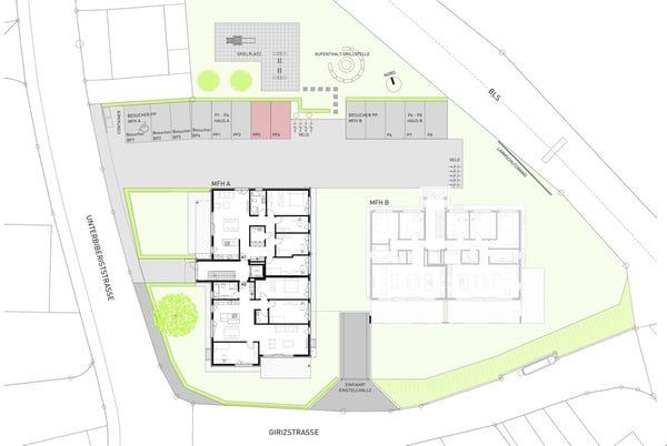 Aussenparkplatz an zentraler Lage in Biberist zu vermieten 5
