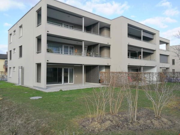 schöne 1.5 Zimmerwohnung mit grosser Terrasse im Erdgeschoss 1