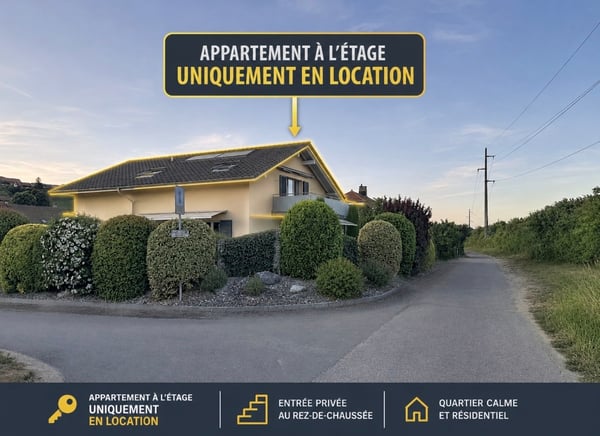 APPARTEMENT 3½ PIÈCES À SALAVAUX (VD), MEUBLÉ, DURÉE DÉTERMINÉE 10