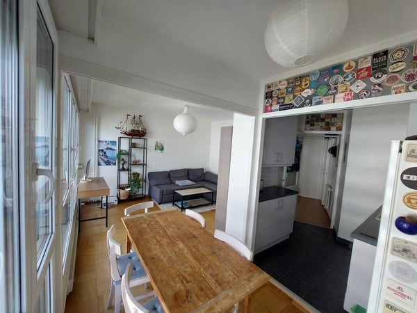 APPARTEMENT 3 PIÈCES À GENÈVE - SAINT-JEAN/CHARMILLES, MEUBLÉ, DURÉE D 1