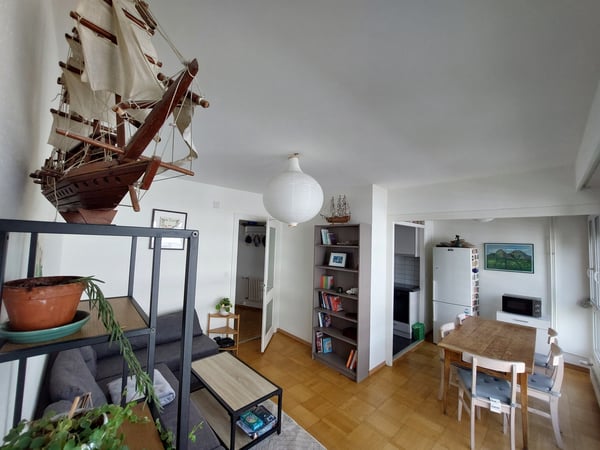 APPARTEMENT 3 PIÈCES À GENÈVE - SAINT-JEAN/CHARMILLES, MEUBLÉ, DURÉE D 3