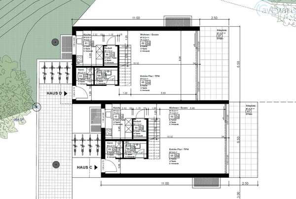Neubau: moderne und grosszügige Doppeleinfamilienhäuser 5