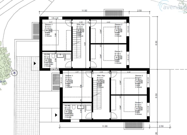 Neubau: moderne und grosszügige Doppeleinfamilienhäuser 6