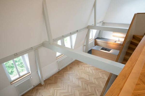Modern ausgestattete 1 1/2-Zimmer-Maisonette-Dachwohnung im Zentrum des Gundeli 3