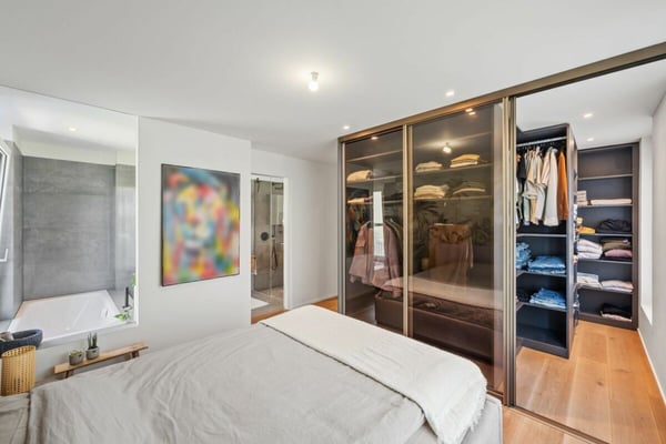 Neubau: Exklusive 3.5-Zimmer-Gartenwohnung mit grosszügigem Gartenanteil und Einstellplatz 8