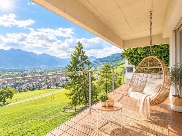 Unverbaubarer Weitblick über das Rheintal 1