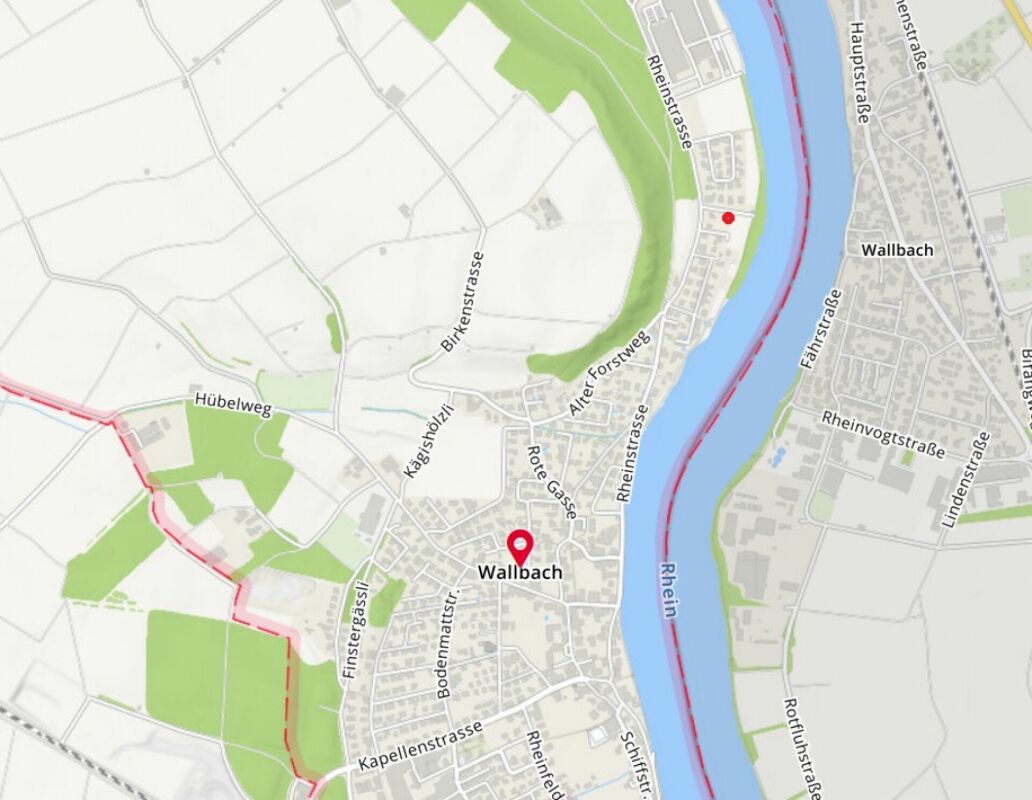 Attractive building land (subdivision possible) - directly on the Rhine with a view of the green