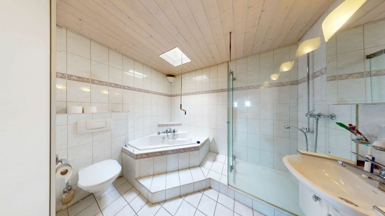 Great attic apartment with panoramic terrace, Alpine view