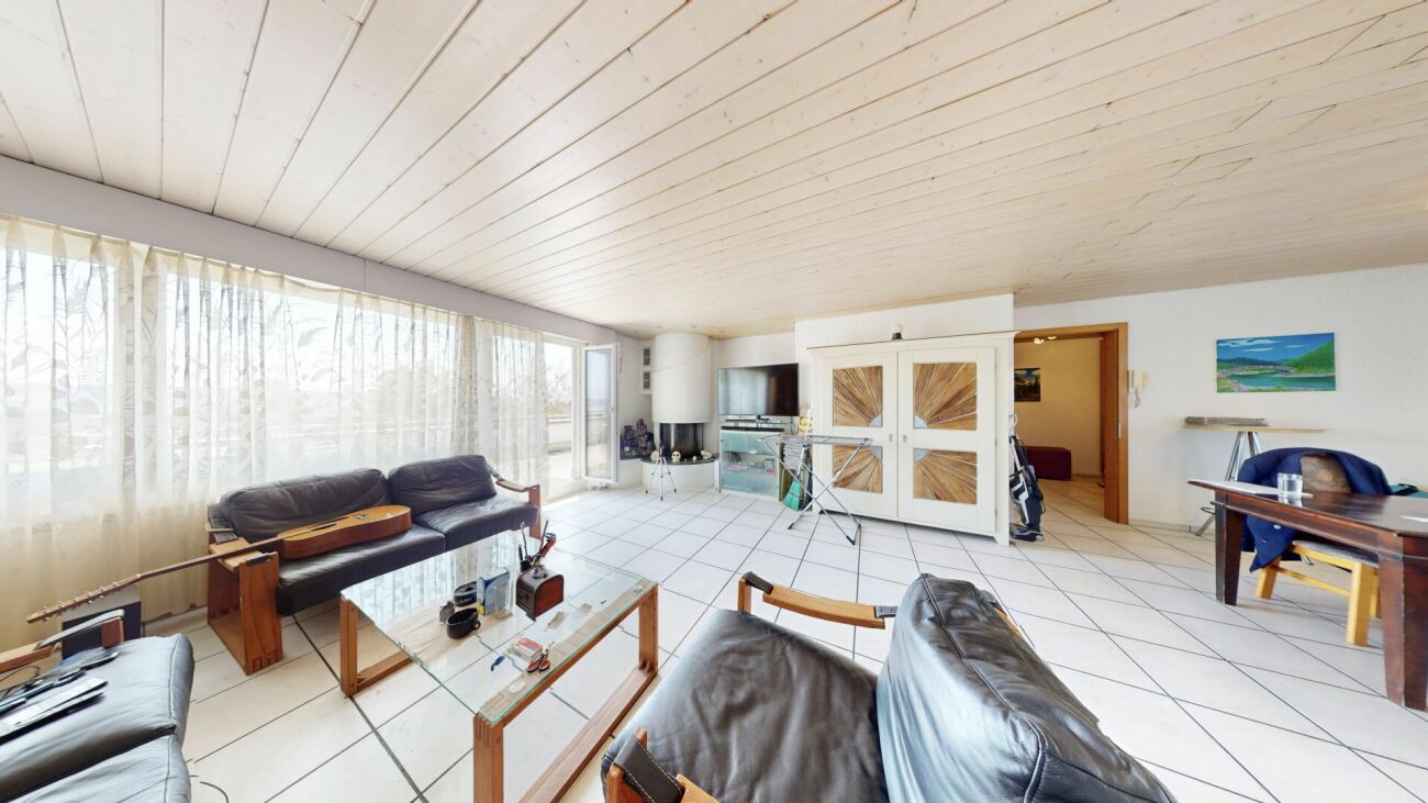 Great attic apartment with panoramic terrace, Alpine view