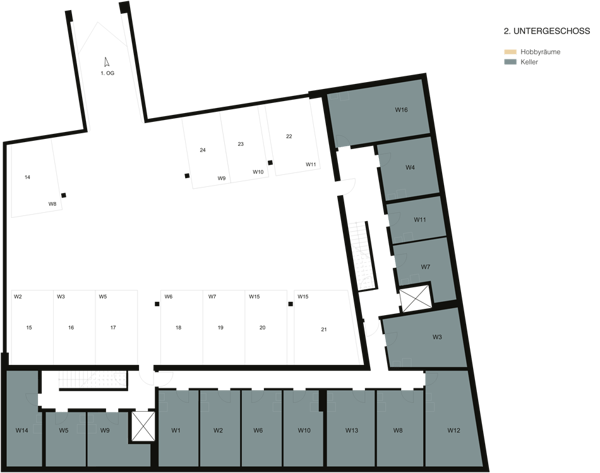 Moderne und interessante 113 qm-Obergeschosswohnung mit Loggia, nahe der Innenstadt - W11 3