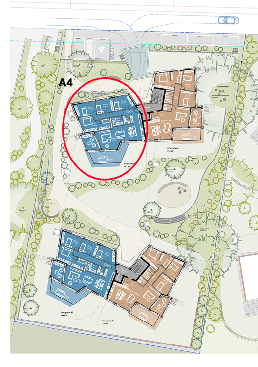 Projektvorankündigung - exklusive Geschosswohnung mit unverbaubarer Aussicht. Neue Preise - A4 4