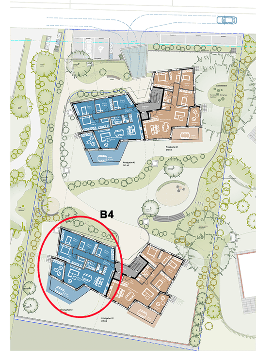 Projektvorankündigung - exklusive Geschosswohnung mit unverbaubarer Aussicht. Neue Preise - B4 4