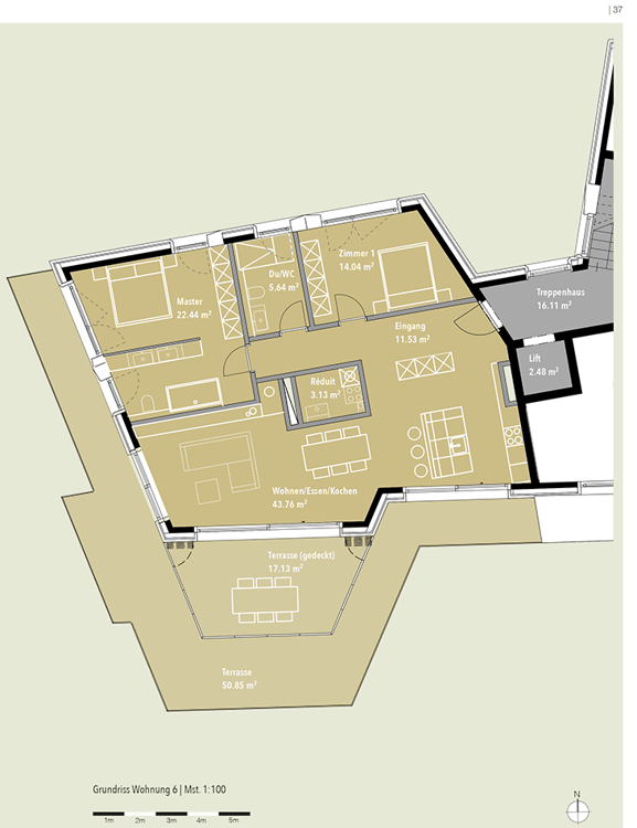 Projektvorankündigung - exklusive Attikawohnung mit unverbaubarer Aussicht. Neue Preise - B6 5